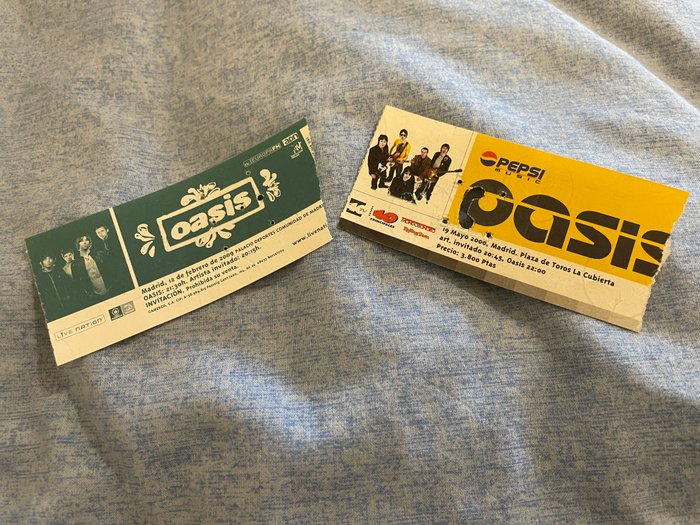 Oasis - Concert ticket - 2009