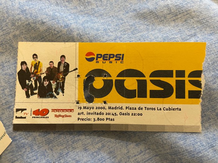 Oasis - Concert ticket - 2009