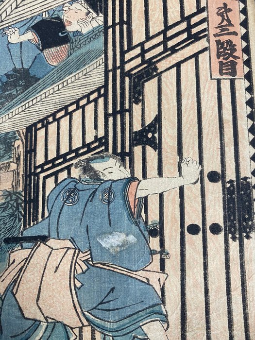 47 Ronin - Kanadehon Chushingura Act.3 仮名手本忠臣蔵第三段目 - Utagawa Kunisada (1785-1865) - Japan -  Edo-perioden (1600-1868)