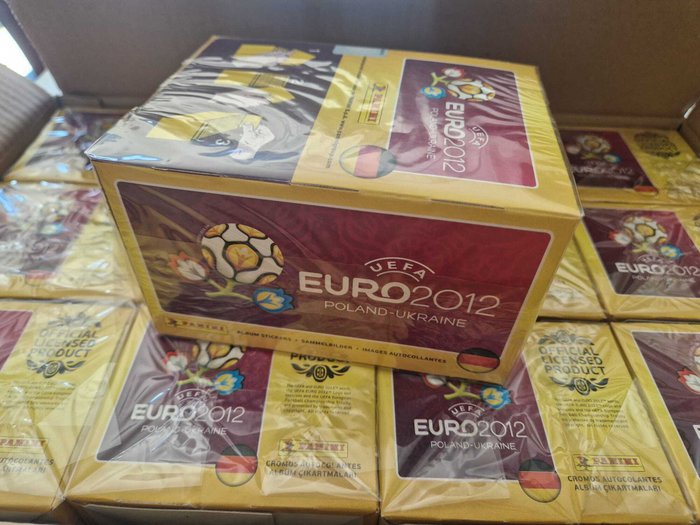 Panini - Euro 2012 - German edition - 12 sealed (100 packs) boxes in 1 Case