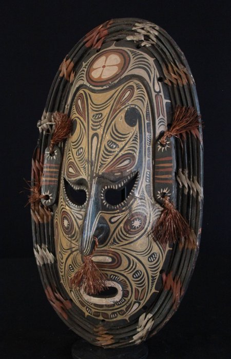 Dansemaske lavet af tambanum, medium Sepik - Papua Ny Guinea  (Ingen mindstepris)