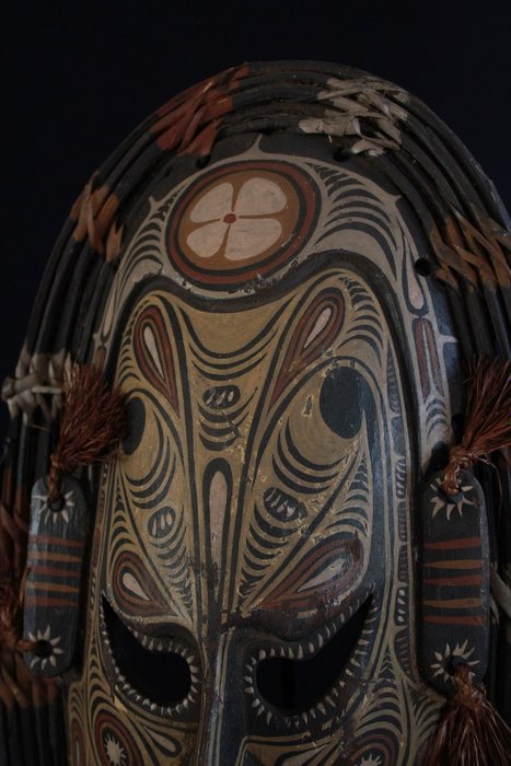 Dansemaske lavet af tambanum, medium Sepik - Papua Ny Guinea  (Ingen mindstepris)