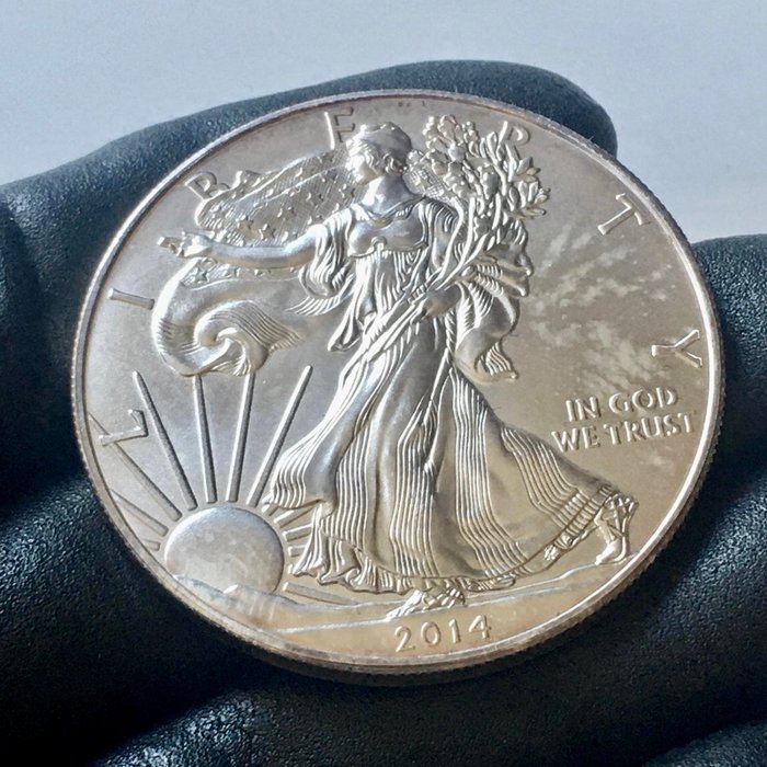 Estados Unidos. 1 Onza - 2014 Liberty, 1 Oz (.999) - (R724)  (Ingen mindstepris)