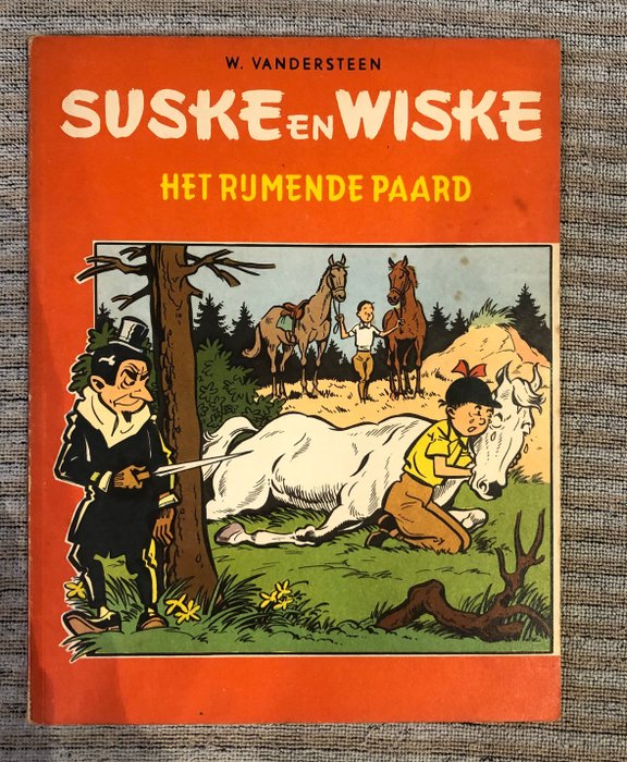 Suske en Wiske 48 - Het rijmende paard - 1 Album - Første udgave - 1963