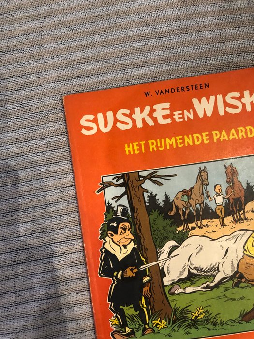 Suske en Wiske 48 - Het rijmende paard - 1 Album - Første udgave - 1963