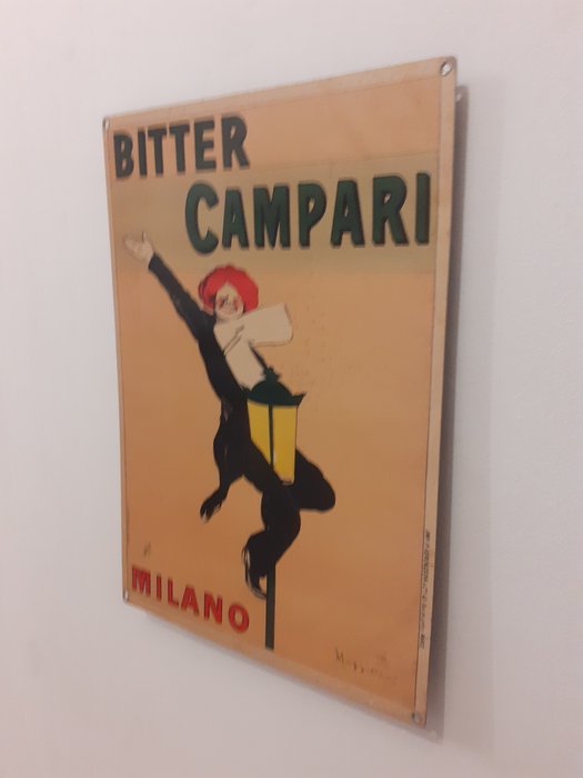 Davide Campari Spa Milano - CAPPIELLO - Reklameplakat - Jern