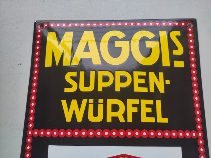 Maggi Suppen - Emaljeskilt - Emalje