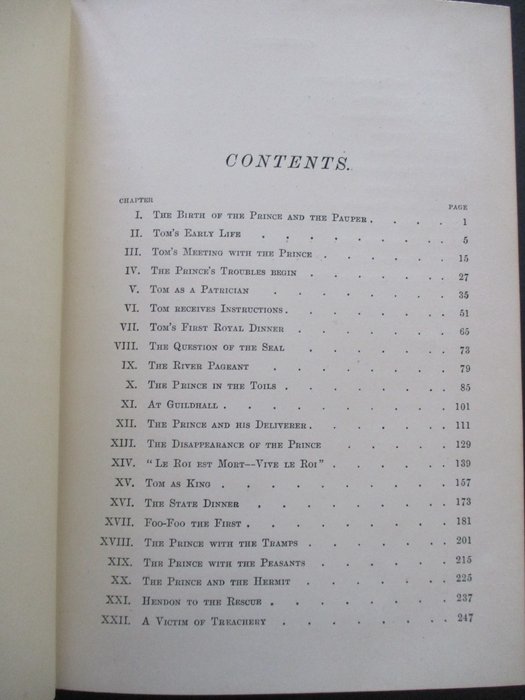 Mark Twain - Th Prince and the Pauper. - 1881-1881