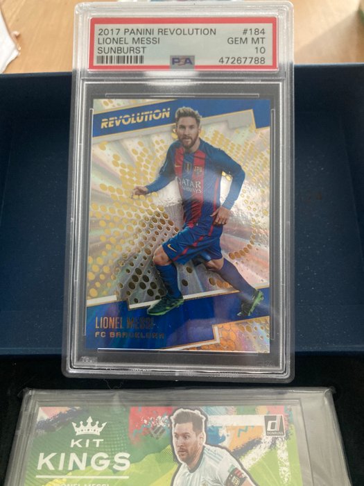 2017/18 to 22/23 Topps Lionel Messi 15x cards incl PSA 10 and patch - 1 Mixed collection - Næsten så god som ny (NM)