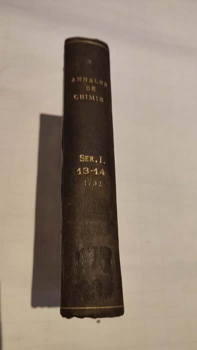 M.M Guyton - Annales de Chimie - 1792