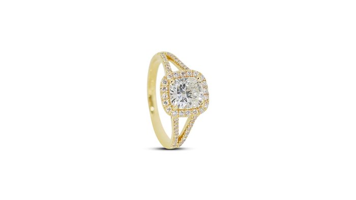 Ring - 18 kraat Gulguld -  2.31ct. tw. Diamant (Natur) - Diamant - Wow Ring