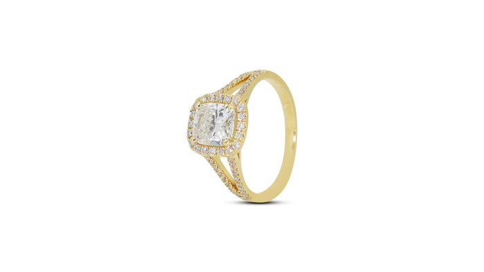 Ring - 18 kraat Gulguld -  2.31ct. tw. Diamant (Natur) - Diamant - Wow Ring