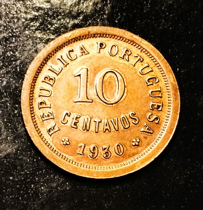 Portugal. Republic. 10 Centavos - 1930 - Muito Rara