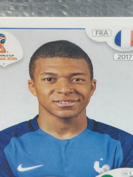 Panini - World Cup Russia 2018 - World Cup rookie #209 Kylian Mbappé - 1 Graded sticker - PSA 10