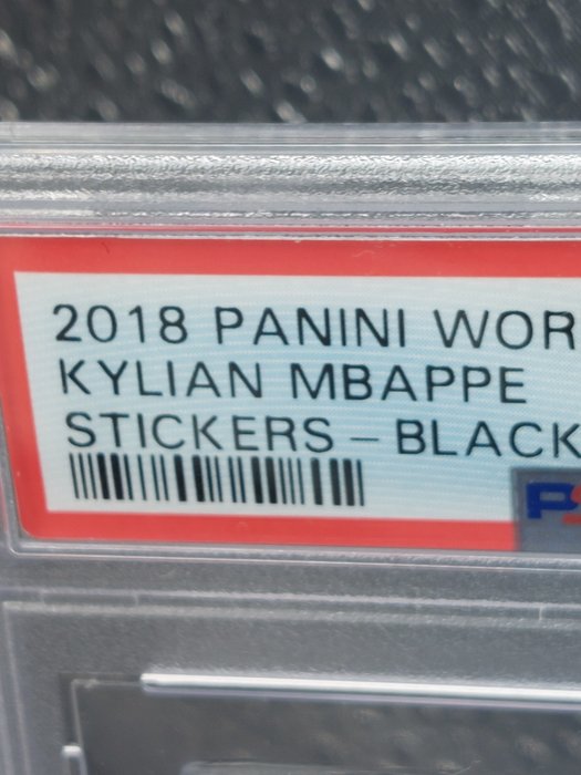 Panini - World Cup Russia 2018 - World Cup rookie #209 Kylian Mbappé - 1 Graded sticker - PSA 10