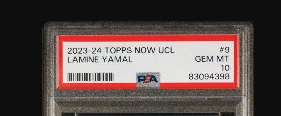 2023 Topps Now UCL Lamine Yamal #9 PSA 10 - 1 Graded card