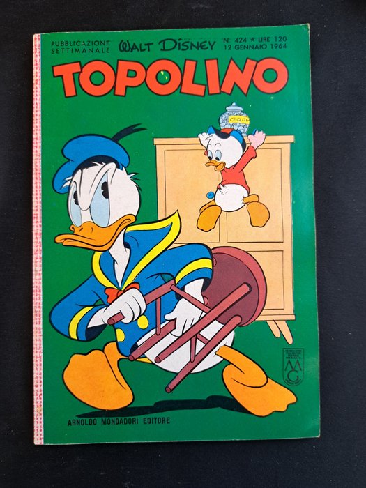 Topolino - Libretto 1964 Da Magazzino - 5 Comic - Første udgave