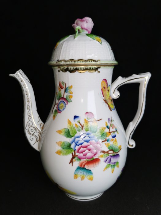 Herend - "Victoria" VBO per 6 persone - Kaffeservice (13) - Porcelæn