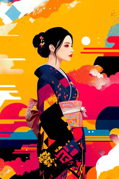 Lea Ottavi - Vivid Kimono Portrait XXL