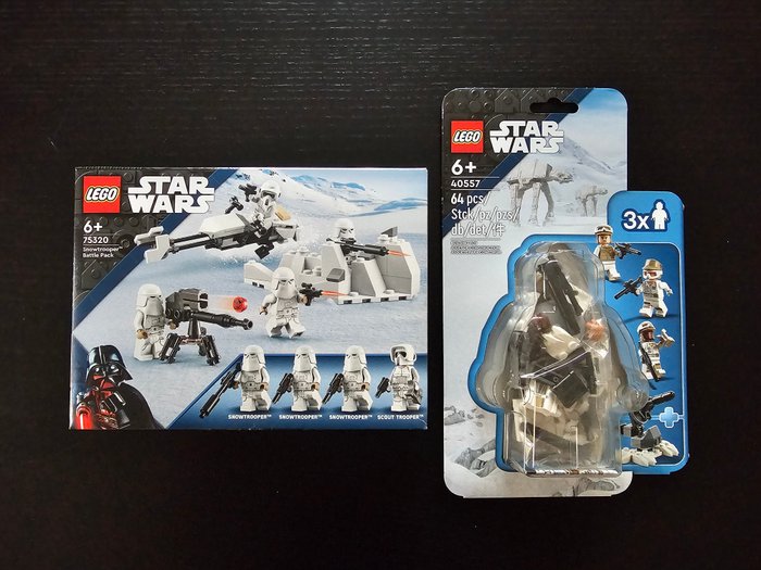 Lego - Star Wars - 75320 + 40557 -Snowtrooper Battle Pack / Verteidigung von Hoth - 2020+