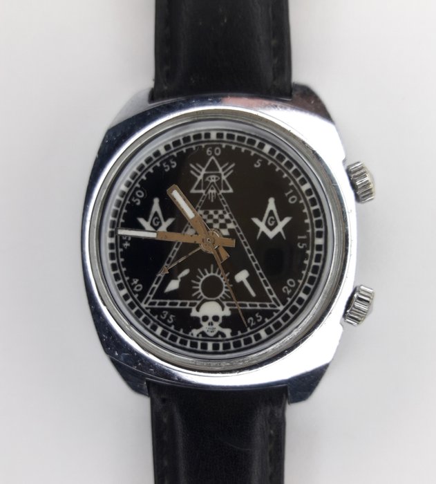 Alarm-watch Poljot "Masonic". Freemasonry - Mænd