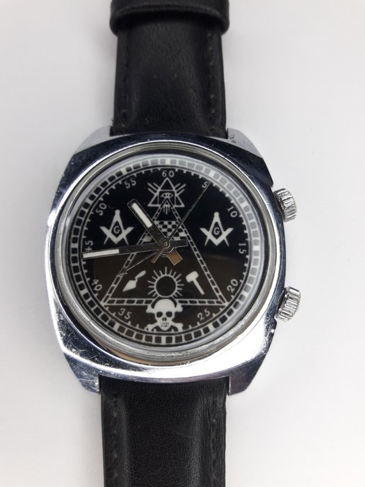 Alarm-watch Poljot "Masonic". Freemasonry - Mænd