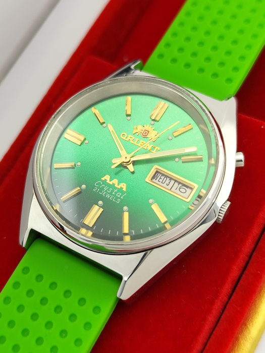 Orient - Green Dial Automatic Vintage - Ingen mindstepris - Mænd - 1970-1979