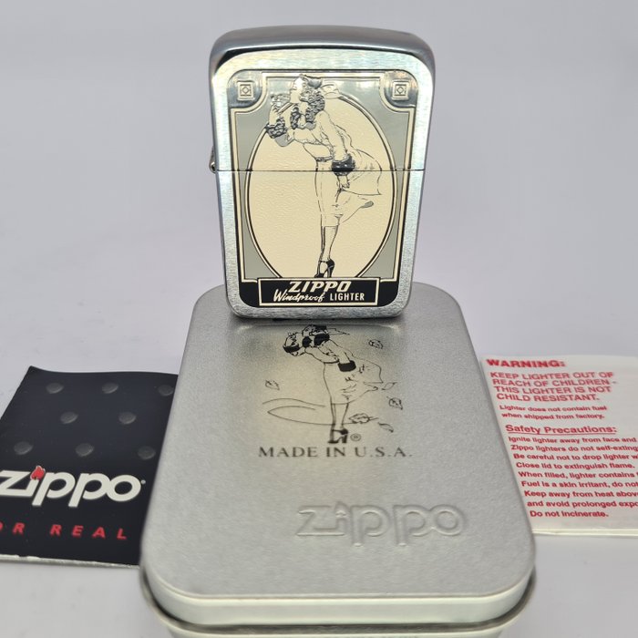 Zippo - Windy / Varga Girl - Lighter - Messing