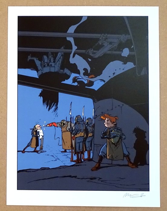 Munuera Jose Luis - 1 Silkscreen - Spirou et Fantasio