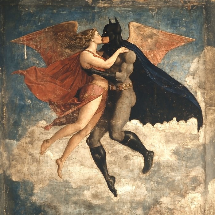 Le Yack - Batman and angel