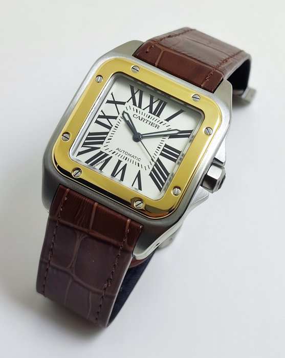 Cartier - Santos 100 Large - W20072X7 - Mænd - 2011-nu