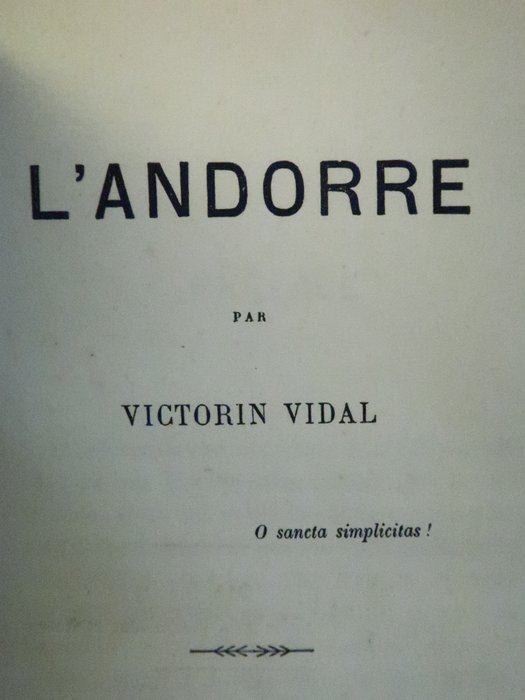 Victorin‎ Vidal  George Podesta - L'Andorre  Les Bords de la Semoy en Ardenne - 1866