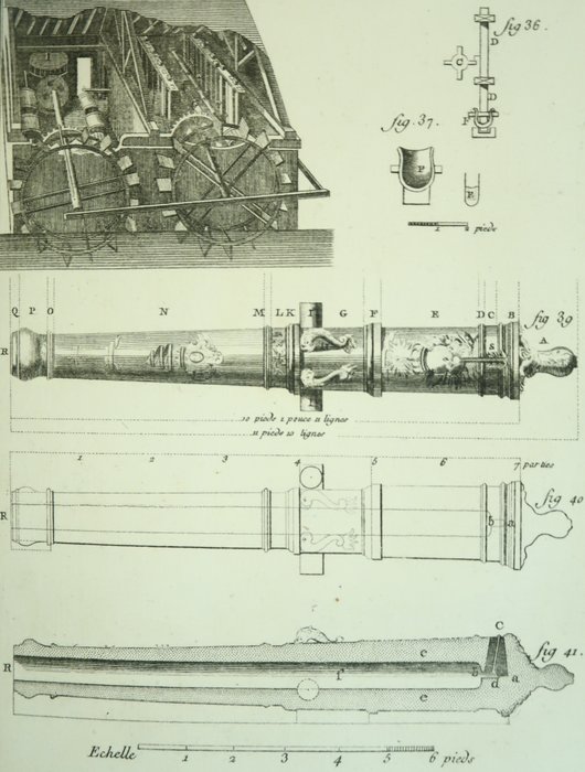 [Diderot et d'Alembert] - [Recueil de 30 planches] L'art Militaire Fortifications Artillerie etc - 1779