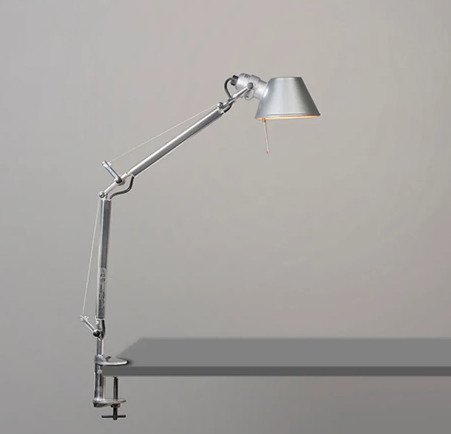 Artemide - Michele De Lucchi - Skrivebordslampe - Tolomeo Micro - Aluminium, Stål - A010900 + A004100