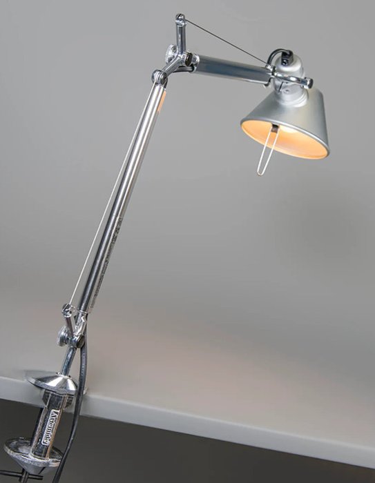 Artemide - Michele De Lucchi - Skrivebordslampe - Tolomeo Micro - Aluminium, Stål - A010900 + A004100