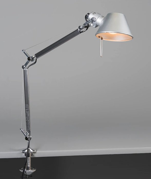 Artemide - Michele De Lucchi - Skrivebordslampe - Tolomeo Micro - Aluminium, Stål - A010900 + A004100