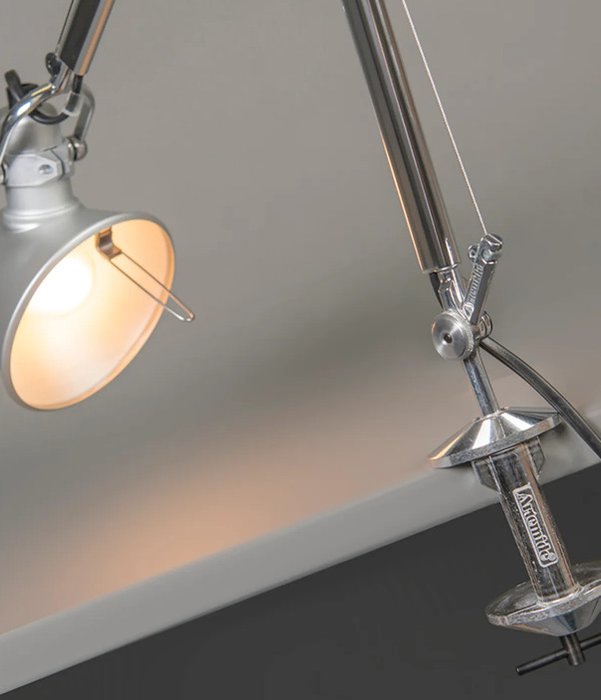 Artemide - Michele De Lucchi - Skrivebordslampe - Tolomeo Micro - Aluminium, Stål - A010900 + A004100