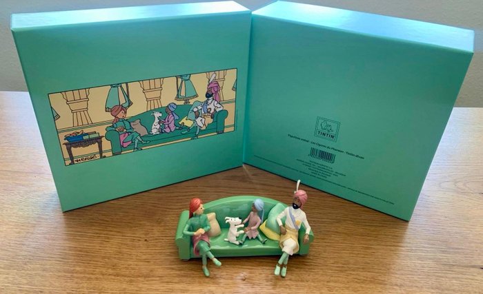 Tintin Statue Figurine Tintinimaginatio 29263 - Statues - The couch scene - Tintin