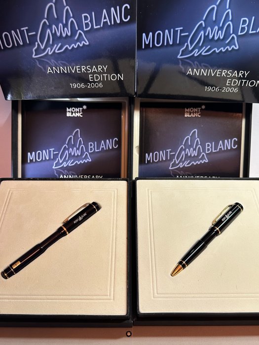 Montblanc - Set Montblanc 100th Anniversary Limited Edition 1906/2006 Fountain pen and Ballpoint pen - Fyldepen