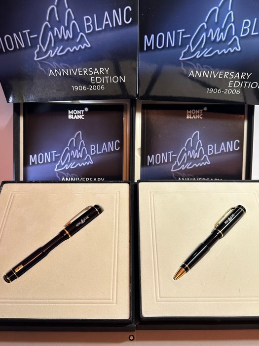 Montblanc - Set Montblanc 100th Anniversary Limited Edition 1906/2006 Fountain pen and Ballpoint pen - Fyldepen