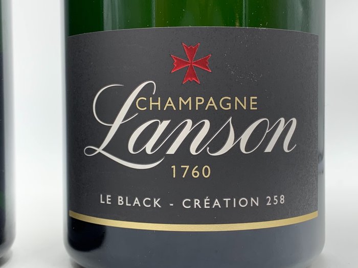 Lanson, Black Création 258 - Champagne - 2 Magnummer (1,5 L)