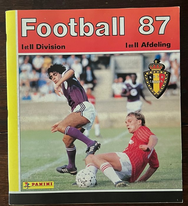 Panini - Football 87 Belgium - 1 Complete Album