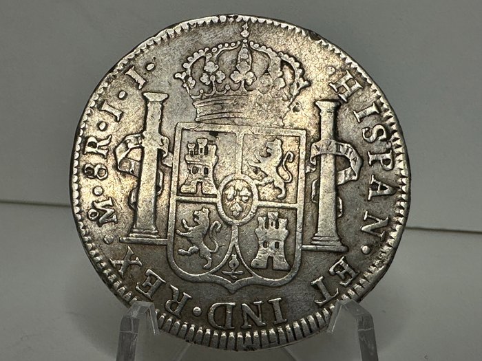 Spanien. Fernando VII (1813-1833). 8 Reales 1818 Mexico JJ  (Ingen mindstepris)