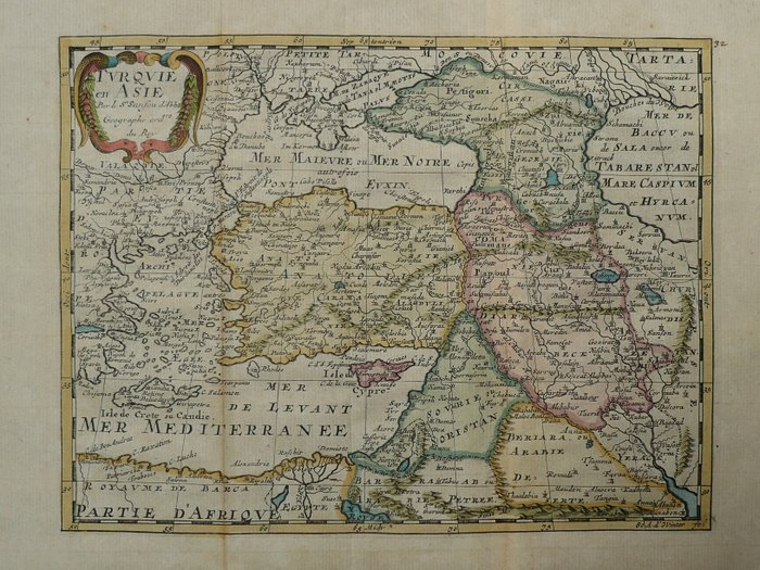 Asien - Tyrkiet / Cypern Hellige Land; Henri du Sauzet - Turquie en Asie - 1721-1750