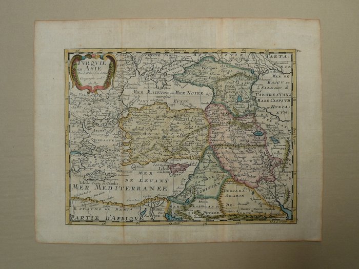 Asien - Tyrkiet / Cypern Hellige Land; Henri du Sauzet - Turquie en Asie - 1721-1750