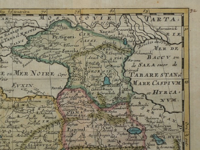 Asien - Tyrkiet / Cypern Hellige Land; Henri du Sauzet - Turquie en Asie - 1721-1750