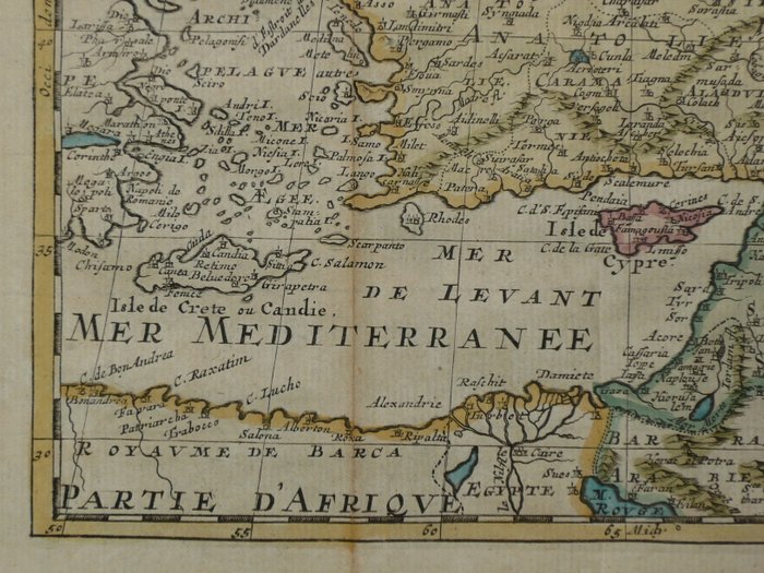 Asien - Tyrkiet / Cypern Hellige Land; Henri du Sauzet - Turquie en Asie - 1721-1750