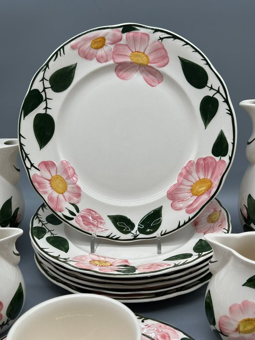 Kaffe og te service (31) - Villeroy  Boch Wildrose Tee- und Kaffeeservice - Vintage Geschirrset im Blumenmuster - Porcelæn