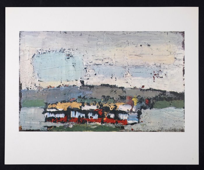 Nicolas de Staël (After) - Rosny, bateau sur la Seine