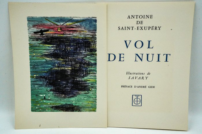 Antoine De Saint-Exupéry / Savary - Vol de nuit - 1960